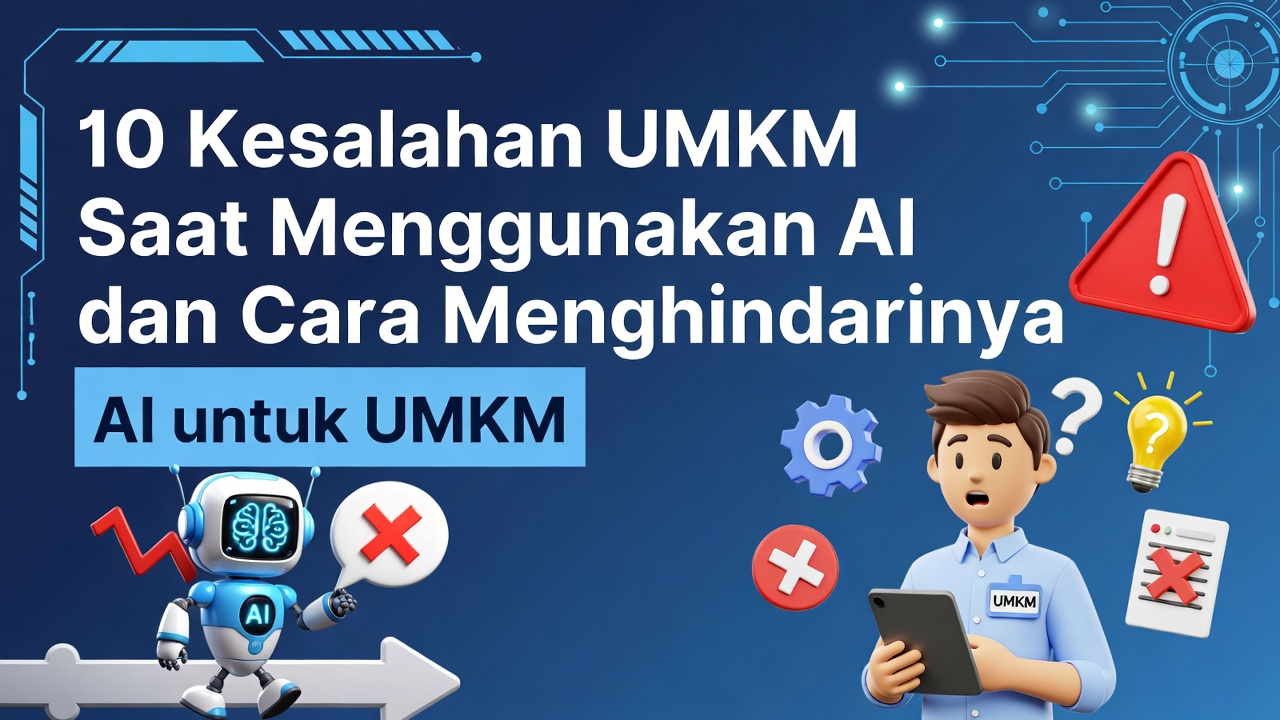 10 Kesalahan UMKM Saat Menggunakan AI dan Cara Menghindarinya
