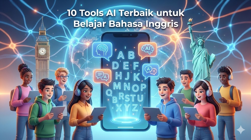 10 Tools AI Terbaik untuk Belajar Bahasa Inggris Lebih Cepat