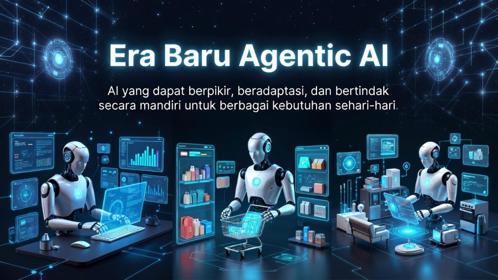 Di era digital yang semakin maju, Agentic AI muncul sebagai inovasi yang tidak hanya cerdas, tetapi juga otonom. Agentic AI merujuk pada sistem kecerdasan buatan yang mampu bertindak secara mandiri, membuat keputusan, dan menjalankan tugas tanpa intervensi manusia yang konstan. Berbeda dengan AI konvensional yang hanya merespons perintah, Agentic AI seperti agen virtual yang bisa merencanakan, beradaptasi, dan belajar dari lingkungannya.
Bayangkan sebuah AI yang tidak hanya menjawab pertanyaan Anda, tetapi juga mengatur jadwal harian, memesan tiket perjalanan, atau bahkan mengelola keuangan rumah tangga secara proaktif. Pada tahun 2026, teknologi ini sudah mulai terintegrasi dalam berbagai aspek kehidupan, dari pekerjaan hingga hiburan. Dampaknya begitu besar sehingga kita memasuki "era baru otonomi digital," di mana manusia bisa fokus pada hal-hal kreatif sementara AI menangani rutinitas.
Menurut laporan dari Gartner, adopsi Agentic AI diprediksi meningkat 300% dalam lima tahun ke depan, memengaruhi lebih dari 50% pekerjaan global. Artikel ini akan membahas dampaknya pada kehidupan sehari-hari, mulai dari produktivitas hingga etika, sambil menjaga pendekatan yang ramah SEO dengan fokus pada kata kunci seperti Agentic AI dan otonomi digital.
Dampak Agentic AI pada Produktivitas dan Pekerjaan
Salah satu dampak terbesar Agentic AI adalah transformasi dunia kerja. Di masa lalu, AI seperti asisten virtual hanya membantu dengan pengingat sederhana. Kini, Agentic AI bisa menjadi "agen pribadi" yang mengotomatisasi alur kerja kompleks.
Misalnya, dalam bidang bisnis, Agentic AI dapat menganalisis data penjualan, memprediksi tren pasar, dan bahkan menegosiasikan kontrak dasar. Bayangkan seorang pebisnis kecil yang menggunakan AI untuk mengelola inventori toko online-nya. AI ini tidak hanya melacak stok, tapi juga memesan ulang barang secara otomatis berdasarkan pola pembelian pelanggan. Hasilnya? Efisiensi meningkat hingga 40%, menurut studi dari McKinsey.
Pada kehidupan sehari-hari, Agentic AI membantu pekerja remote. Aplikasi seperti Microsoft Copilot yang ditingkatkan dengan agentic capabilities bisa merangkum rapat, menyusun laporan, dan bahkan menjadwalkan follow-up. Ini mengurangi waktu yang terbuang untuk tugas administratif, memungkinkan individu untuk fokus pada inovasi. Namun, ada tantangan: potensi penggantian pekerjaan. Di sektor seperti customer service, Agentic AI sudah menggantikan ribuan posisi, memaksa kita untuk memikirkan upskilling tenaga kerja.
Secara keseluruhan, otonomi digital ini menciptakan keseimbangan kerja-hidup yang lebih baik. Seorang ibu rumah tangga yang juga freelancer bisa mengandalkan AI untuk mengatur tugas rumah sambil menyelesaikan proyek klien, sehingga meningkatkan produktivitas tanpa kelelahan berlebih.
Revolusi dalam Pendidikan dan Pembelajaran Seumur Hidup
Agentic AI juga merevolusi pendidikan, membuat pembelajaran lebih personal dan otonom. Bayangkan siswa yang memiliki "tutor AI" yang tidak hanya menjawab soal, tapi juga merancang kurikulum berdasarkan kelemahan individu.
Di sekolah-sekolah modern, platform seperti Duolingo atau Khan Academy yang ditingkatkan dengan Agentic AI bisa mendeteksi kesulitan siswa secara real-time dan menyesuaikan pelajaran. Misalnya, jika seorang anak kesulitan dengan matematika, AI bisa menciptakan latihan khusus, bahkan menghubungkannya dengan sumber daya eksternal seperti video tutorial. Dampaknya? Tingkat kelulusan meningkat, dan pembelajaran menjadi lebih inklusif bagi siswa dengan kebutuhan khusus.
Pada tingkat dewasa, otonomi digital memungkinkan pembelajaran seumur hidup. Agentic AI seperti Grok atau ChatGPT versi agentic bisa menjadi mentor karir, merekomendasikan kursus online berdasarkan tren pekerjaan. Sebuah survei dari World Economic Forum menunjukkan bahwa 85% pekerjaan pada 2030 akan membutuhkan keterampilan baru, dan AI ini bisa membantu transisi tersebut.
Tapi, ada isu privasi: Agentic AI mengumpulkan data pribadi untuk personalisasi. Kita perlu regulasi yang ketat untuk memastikan data siswa aman, sambil memaksimalkan manfaat otonomi digital ini.
Transformasi Kesehatan dan Kesejahteraan Pribadi
Dalam sektor kesehatan, Agentic AI membawa dampak yang menyelamatkan nyawa. AI otonom bisa memantau kesehatan secara proaktif, seperti wearable devices yang terintegrasi dengan agentic systems.
Contohnya, Apple Watch atau Fitbit yang ditingkatkan bisa mendeteksi aritmia jantung dan secara otomatis menghubungi dokter atau memesan janji temu. Pada kehidupan sehari-hari, Agentic AI membantu manajemen penyakit kronis, seperti diabetes, dengan mengingatkan minum obat, melacak pola makan, dan bahkan menyesuaikan diet berdasarkan data real-time.
Di rumah sakit, AI ini mengotomatisasi diagnosis awal melalui analisis gambar medis, mengurangi kesalahan manusia hingga 30%. Dampak besarnya adalah akses kesehatan yang lebih merata, terutama di daerah terpencil di Indonesia seperti Lampung, di mana dokter langka.
Namun, etika menjadi perhatian: Siapa yang bertanggung jawab jika AI salah diagnosis? Otonomi digital harus diimbangi dengan pengawasan manusia untuk menghindari risiko.
Hiburan dan Interaksi Sosial di Era Agentic AI
Agentic AI tidak hanya serius; ia juga merevolusi hiburan. Bayangkan game seperti The Sims di mana karakter AI bertindak otonom, menciptakan cerita tak terduga berdasarkan pilihan pemain.
Di media sosial, platform seperti X (dulu Twitter) menggunakan Agentic AI untuk kurasi konten yang lebih personal, merekomendasikan thread atau video berdasarkan minat pengguna. Ini membuat interaksi sosial lebih engaging, tapi juga berisiko menciptakan echo chambers.
Pada kehidupan sehari-hari, AI ini bisa menjadi teman virtual, seperti chatbot yang mendengarkan cerita harian dan memberikan saran emosional. Studi dari Stanford menunjukkan bahwa interaksi dengan AI otonom bisa mengurangi kesepian, terutama bagi lansia.
Tantangan dan Etika dalam Otonomi Digital
Meski menjanjikan, Agentic AI membawa tantangan. Pertama, bias algoritma: Jika data pelatihan tidak beragam, AI bisa memperkuat stereotip, memengaruhi keputusan seperti perekrutan kerja.
Kedua, keamanan siber: AI otonom yang terhubung ke internet rentan diretas, berpotensi mengontrol perangkat rumah pintar. Regulasi seperti GDPR di Eropa mulai menangani ini, tapi Indonesia perlu ikut serta.
Ketiga, dampak psikologis: Ketergantungan pada AI bisa mengurangi keterampilan manusia, seperti kemampuan berpikir kritis. Kita harus menyeimbangkan otonomi digital dengan pengembangan diri.
Masa Depan: Bagaimana Kita Bersiap untuk Era Ini?
Menuju 2030, Agentic AI akan semakin terintegrasi. Di Indonesia, inisiatif seperti Smart City di Bandung bisa memanfaatkan AI untuk lalu lintas otonom, mengurangi kemacetan.
Untuk bersiap, pendidikan tentang AI harus ditingkatkan. Pemerintah bisa meluncurkan program literasi digital, sementara individu belajar menggunakan tool seperti Grok untuk memaksimalkan manfaat.
Kesimpulannya, era baru otonomi digital dengan Agentic AI menjanjikan kehidupan yang lebih efisien dan inovatif. Dampaknya pada kehidupan sehari-hari begitu besar, dari kerja hingga hiburan, asal kita mengelolanya dengan bijak. Mari sambut masa depan ini dengan optimisme dan kewaspadaan.