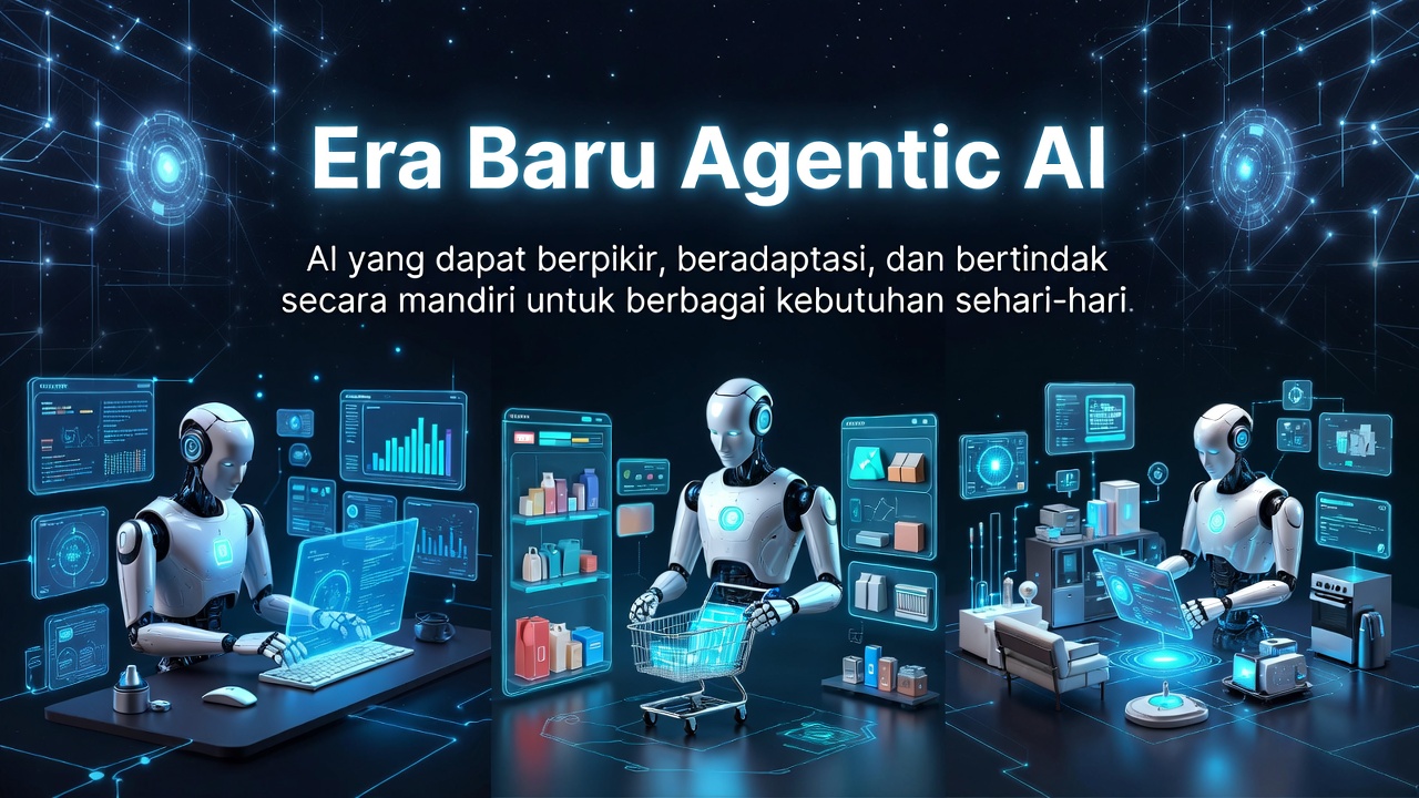 Di era digital yang semakin maju, Agentic AI muncul sebagai inovasi yang tidak hanya cerdas, tetapi juga otonom. Agentic AI merujuk pada sistem kecerdasan buatan yang mampu bertindak secara mandiri, membuat keputusan, dan menjalankan tugas tanpa intervensi manusia yang konstan. Berbeda dengan AI konvensional yang hanya merespons perintah, Agentic AI seperti agen virtual yang bisa merencanakan, beradaptasi, dan belajar dari lingkungannya. Bayangkan sebuah AI yang tidak hanya menjawab pertanyaan Anda, tetapi juga mengatur jadwal harian, memesan tiket perjalanan, atau bahkan mengelola keuangan rumah tangga secara proaktif. Pada tahun 2026, teknologi ini sudah mulai terintegrasi dalam berbagai aspek kehidupan, dari pekerjaan hingga hiburan. Dampaknya begitu besar sehingga kita memasuki "era baru otonomi digital," di mana manusia bisa fokus pada hal-hal kreatif sementara AI menangani rutinitas. Menurut laporan dari Gartner, adopsi Agentic AI diprediksi meningkat 300% dalam lima tahun ke depan, memengaruhi lebih dari 50% pekerjaan global. Artikel ini akan membahas dampaknya pada kehidupan sehari-hari, mulai dari produktivitas hingga etika, sambil menjaga pendekatan yang ramah SEO dengan fokus pada kata kunci seperti Agentic AI dan otonomi digital. Dampak Agentic AI pada Produktivitas dan Pekerjaan Salah satu dampak terbesar Agentic AI adalah transformasi dunia kerja. Di masa lalu, AI seperti asisten virtual hanya membantu dengan pengingat sederhana. Kini, Agentic AI bisa menjadi "agen pribadi" yang mengotomatisasi alur kerja kompleks. Misalnya, dalam bidang bisnis, Agentic AI dapat menganalisis data penjualan, memprediksi tren pasar, dan bahkan menegosiasikan kontrak dasar. Bayangkan seorang pebisnis kecil yang menggunakan AI untuk mengelola inventori toko online-nya. AI ini tidak hanya melacak stok, tapi juga memesan ulang barang secara otomatis berdasarkan pola pembelian pelanggan. Hasilnya? Efisiensi meningkat hingga 40%, menurut studi dari McKinsey. Pada kehidupan sehari-hari, Agentic AI membantu pekerja remote. Aplikasi seperti Microsoft Copilot yang ditingkatkan dengan agentic capabilities bisa merangkum rapat, menyusun laporan, dan bahkan menjadwalkan follow-up. Ini mengurangi waktu yang terbuang untuk tugas administratif, memungkinkan individu untuk fokus pada inovasi. Namun, ada tantangan: potensi penggantian pekerjaan. Di sektor seperti customer service, Agentic AI sudah menggantikan ribuan posisi, memaksa kita untuk memikirkan upskilling tenaga kerja. Secara keseluruhan, otonomi digital ini menciptakan keseimbangan kerja-hidup yang lebih baik. Seorang ibu rumah tangga yang juga freelancer bisa mengandalkan AI untuk mengatur tugas rumah sambil menyelesaikan proyek klien, sehingga meningkatkan produktivitas tanpa kelelahan berlebih. Revolusi dalam Pendidikan dan Pembelajaran Seumur Hidup Agentic AI juga merevolusi pendidikan, membuat pembelajaran lebih personal dan otonom. Bayangkan siswa yang memiliki "tutor AI" yang tidak hanya menjawab soal, tapi juga merancang kurikulum berdasarkan kelemahan individu. Di sekolah-sekolah modern, platform seperti Duolingo atau Khan Academy yang ditingkatkan dengan Agentic AI bisa mendeteksi kesulitan siswa secara real-time dan menyesuaikan pelajaran. Misalnya, jika seorang anak kesulitan dengan matematika, AI bisa menciptakan latihan khusus, bahkan menghubungkannya dengan sumber daya eksternal seperti video tutorial. Dampaknya? Tingkat kelulusan meningkat, dan pembelajaran menjadi lebih inklusif bagi siswa dengan kebutuhan khusus. Pada tingkat dewasa, otonomi digital memungkinkan pembelajaran seumur hidup. Agentic AI seperti Grok atau ChatGPT versi agentic bisa menjadi mentor karir, merekomendasikan kursus online berdasarkan tren pekerjaan. Sebuah survei dari World Economic Forum menunjukkan bahwa 85% pekerjaan pada 2030 akan membutuhkan keterampilan baru, dan AI ini bisa membantu transisi tersebut. Tapi, ada isu privasi: Agentic AI mengumpulkan data pribadi untuk personalisasi. Kita perlu regulasi yang ketat untuk memastikan data siswa aman, sambil memaksimalkan manfaat otonomi digital ini. Transformasi Kesehatan dan Kesejahteraan Pribadi Dalam sektor kesehatan, Agentic AI membawa dampak yang menyelamatkan nyawa. AI otonom bisa memantau kesehatan secara proaktif, seperti wearable devices yang terintegrasi dengan agentic systems. Contohnya, Apple Watch atau Fitbit yang ditingkatkan bisa mendeteksi aritmia jantung dan secara otomatis menghubungi dokter atau memesan janji temu. Pada kehidupan sehari-hari, Agentic AI membantu manajemen penyakit kronis, seperti diabetes, dengan mengingatkan minum obat, melacak pola makan, dan bahkan menyesuaikan diet berdasarkan data real-time. Di rumah sakit, AI ini mengotomatisasi diagnosis awal melalui analisis gambar medis, mengurangi kesalahan manusia hingga 30%. Dampak besarnya adalah akses kesehatan yang lebih merata, terutama di daerah terpencil di Indonesia seperti Lampung, di mana dokter langka. Namun, etika menjadi perhatian: Siapa yang bertanggung jawab jika AI salah diagnosis? Otonomi digital harus diimbangi dengan pengawasan manusia untuk menghindari risiko. Hiburan dan Interaksi Sosial di Era Agentic AI Agentic AI tidak hanya serius; ia juga merevolusi hiburan. Bayangkan game seperti The Sims di mana karakter AI bertindak otonom, menciptakan cerita tak terduga berdasarkan pilihan pemain. Di media sosial, platform seperti X (dulu Twitter) menggunakan Agentic AI untuk kurasi konten yang lebih personal, merekomendasikan thread atau video berdasarkan minat pengguna. Ini membuat interaksi sosial lebih engaging, tapi juga berisiko menciptakan echo chambers. Pada kehidupan sehari-hari, AI ini bisa menjadi teman virtual, seperti chatbot yang mendengarkan cerita harian dan memberikan saran emosional. Studi dari Stanford menunjukkan bahwa interaksi dengan AI otonom bisa mengurangi kesepian, terutama bagi lansia. Tantangan dan Etika dalam Otonomi Digital Meski menjanjikan, Agentic AI membawa tantangan. Pertama, bias algoritma: Jika data pelatihan tidak beragam, AI bisa memperkuat stereotip, memengaruhi keputusan seperti perekrutan kerja. Kedua, keamanan siber: AI otonom yang terhubung ke internet rentan diretas, berpotensi mengontrol perangkat rumah pintar. Regulasi seperti GDPR di Eropa mulai menangani ini, tapi Indonesia perlu ikut serta. Ketiga, dampak psikologis: Ketergantungan pada AI bisa mengurangi keterampilan manusia, seperti kemampuan berpikir kritis. Kita harus menyeimbangkan otonomi digital dengan pengembangan diri. Masa Depan: Bagaimana Kita Bersiap untuk Era Ini? Menuju 2030, Agentic AI akan semakin terintegrasi. Di Indonesia, inisiatif seperti Smart City di Bandung bisa memanfaatkan AI untuk lalu lintas otonom, mengurangi kemacetan. Untuk bersiap, pendidikan tentang AI harus ditingkatkan. Pemerintah bisa meluncurkan program literasi digital, sementara individu belajar menggunakan tool seperti Grok untuk memaksimalkan manfaat. Kesimpulannya, era baru otonomi digital dengan Agentic AI menjanjikan kehidupan yang lebih efisien dan inovatif. Dampaknya pada kehidupan sehari-hari begitu besar, dari kerja hingga hiburan, asal kita mengelolanya dengan bijak. Mari sambut masa depan ini dengan optimisme dan kewaspadaan.