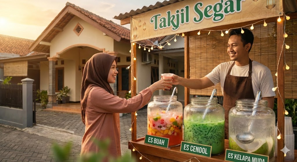 Cara Jualan Minuman Buka Puasa di Depan Rumah agar Cepat Habis