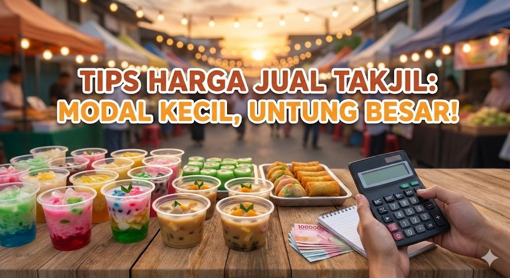 Tips Menentukan Harga Jual Takjil Modal Kecil agar Tetap Untung Besar