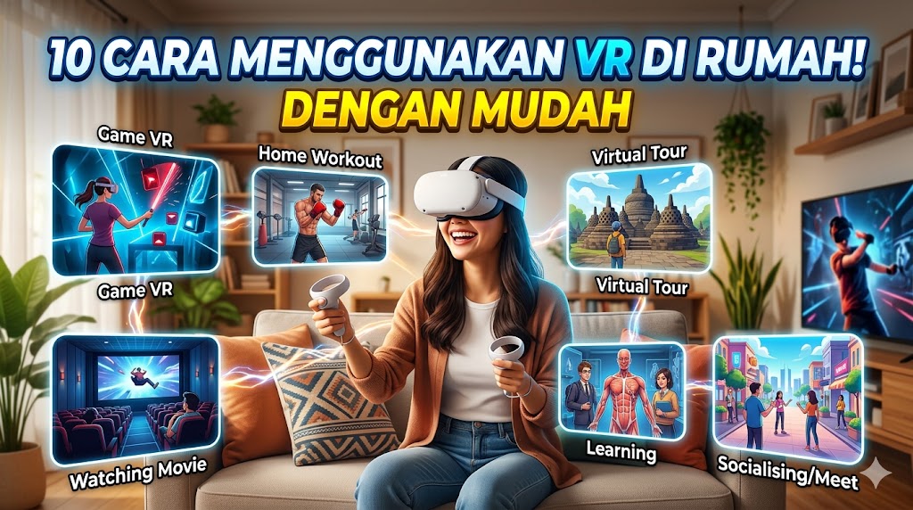 Cara Menggunakan Virtual Reality (VR) di Rumah dengan Mudah
