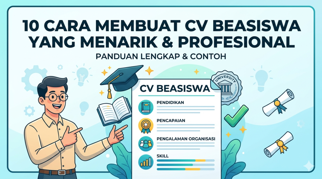 cara membuat CV beasiswa