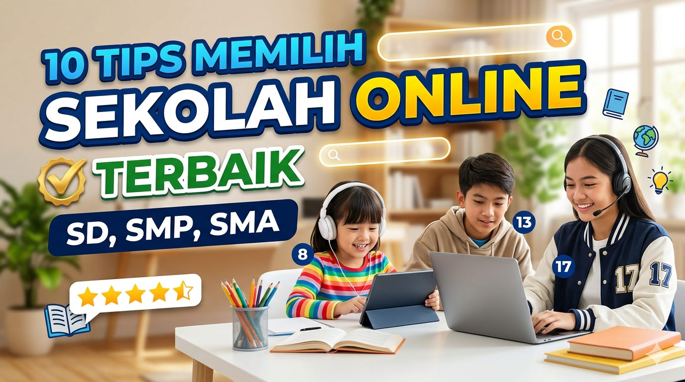 Tips Memilih Sekolah Online untuk Anak SD, SMP, dan SMA