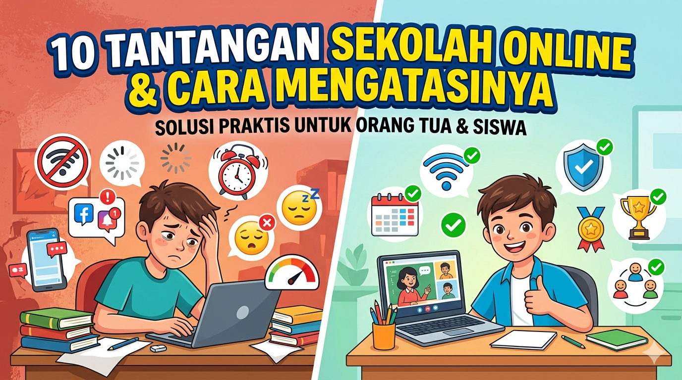 Tantangan sekolah online