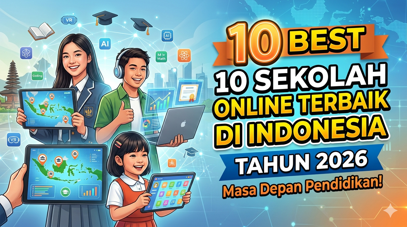 Sekolah online terbaik di Indonesia.