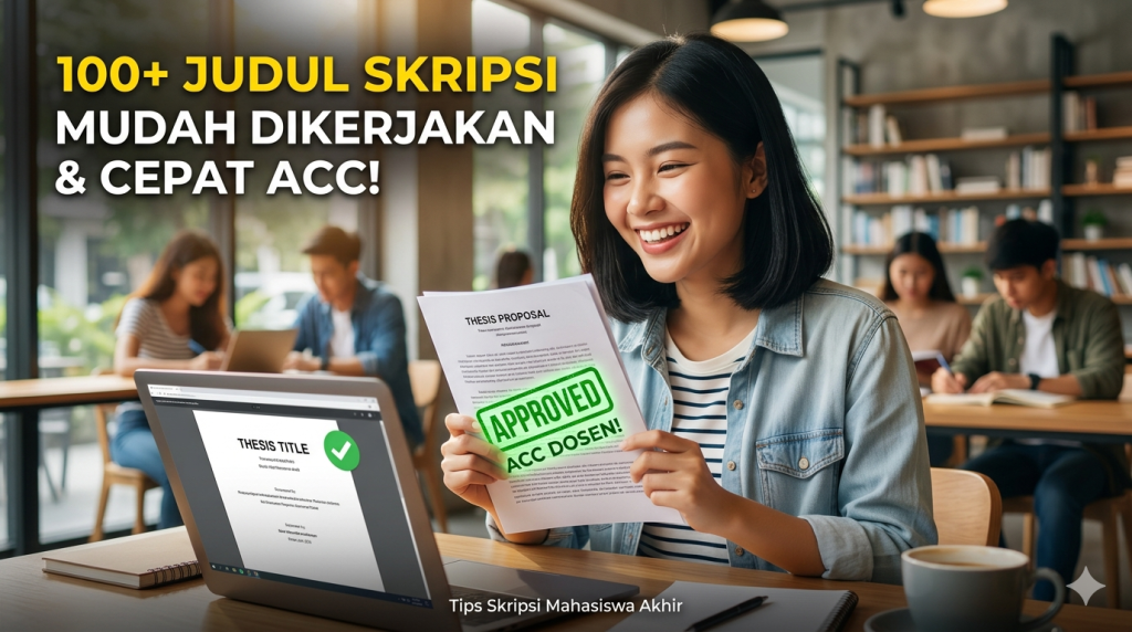100+ judul skripsi yang mudah dikerjakan dan cepat ACC dosen