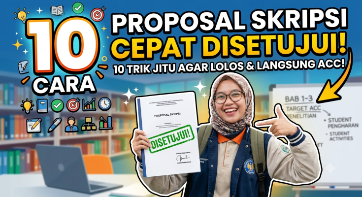 cara membuat proposal skripsi agar cepat disetujui