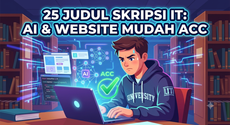 25 judul skripsi teknik informatika berbasis AI dan website