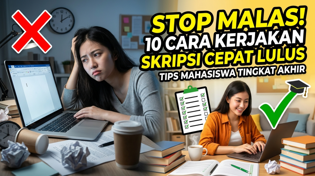 cara mengatasi malas saat mengerjakan skripsi