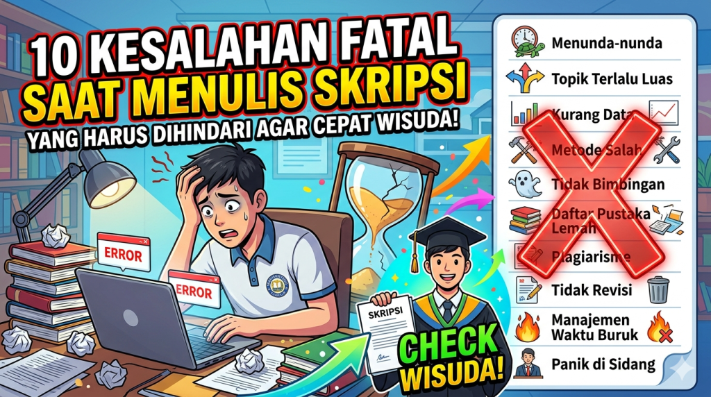 kesalahan mahasiswa saat menulis skripsi