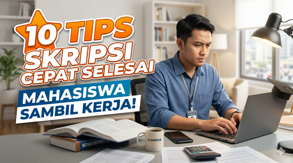 Tips Skripsi Cepat Selesai untuk Mahasiswa Sambil Kerja