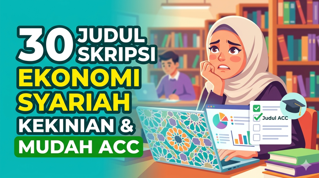 30 Judul Skripsi Ekonomi Syariah dengan Tema Kekinian yang Cepat ACC