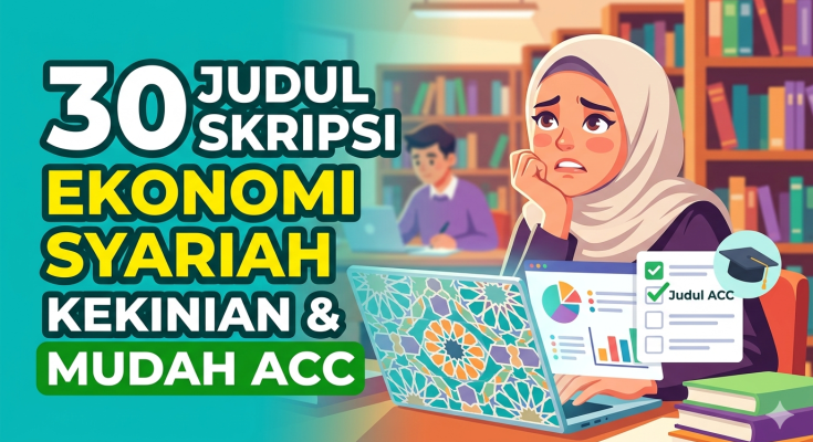 30 Judul Skripsi Ekonomi Syariah dengan Tema Kekinian yang Cepat ACC