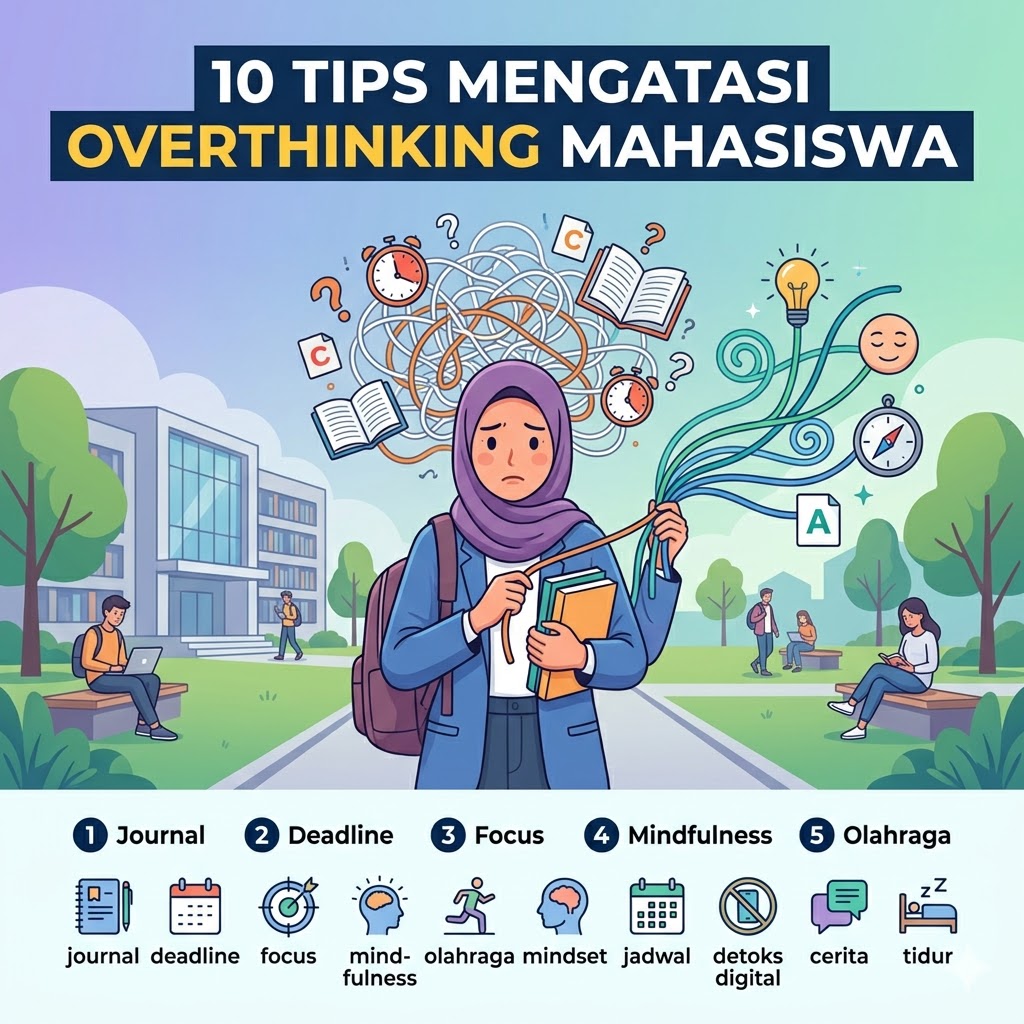 Mengatasi overthinking mahasiswa